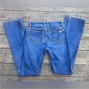 Rodeo wrangler jeans size 28” 34” inseam